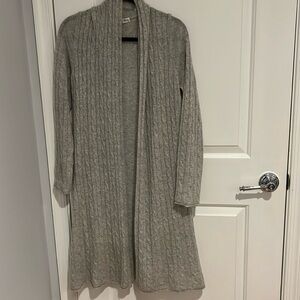 Hannah Rose 100% Cashmere Duster Size M